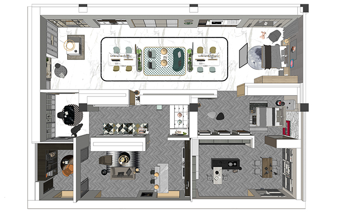博郡全屋定制平面设计
