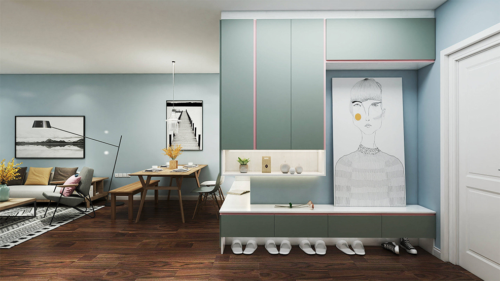 博郡全屋定制鞋柜